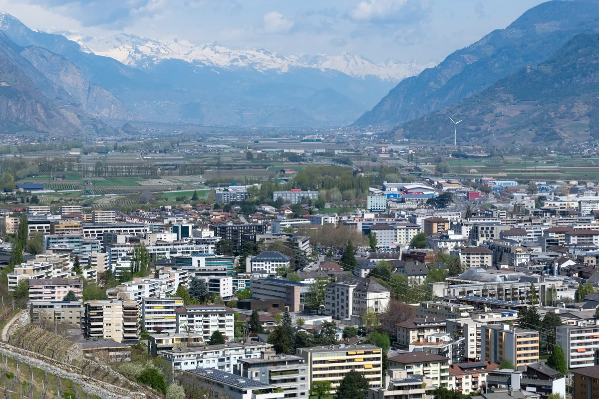Panneaux solaires à Martigny, Valais
